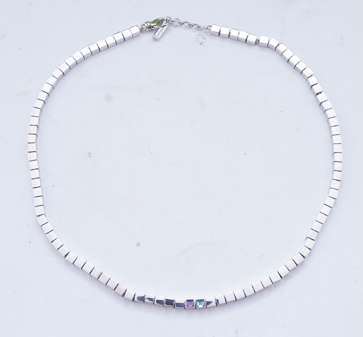Montblanc, a silver necklace